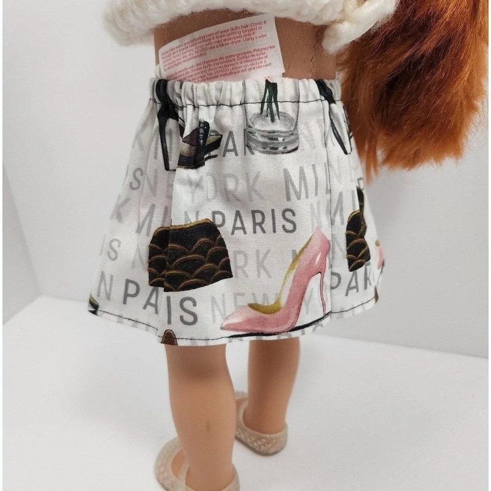 18" Doll Bougie Skirt handmade - Fits American Girl, My Life, Our Generation - Picture 4 of 4
